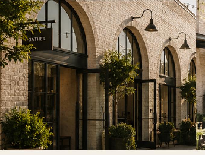 Storefront and gathering space